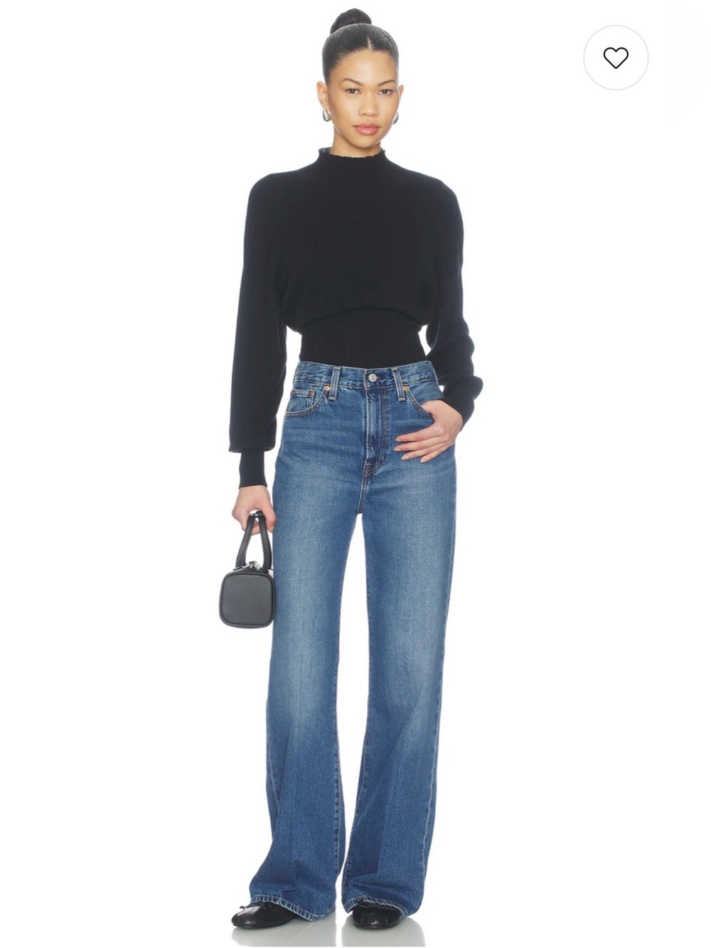 Levi’s Ribcage Wide Leg Jean in Maybe Anywhere - Picture 4 of 8